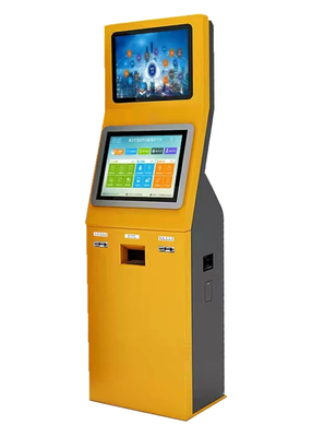 Dual Screens Self Service Bill Payment Kiosk For Insurance Tax Untility