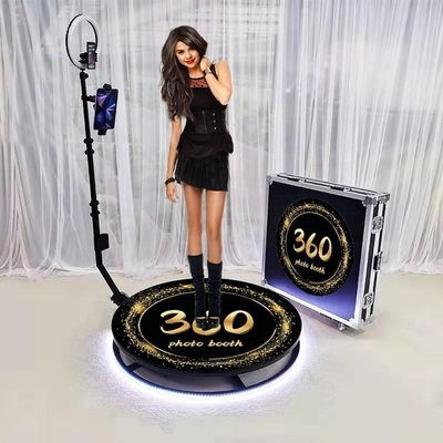 Party Wedding 360 Photo Booth , Automatic Spinning Ipad 360 Photobooth Machine
