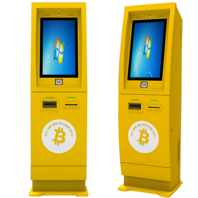 Self Service Bitcoin Teller Machine , 21.5 Inch Crypto ATM Machine