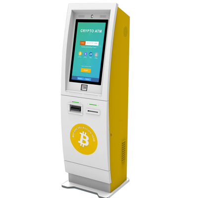 22 Inch Free Standing Bitcoin ATM Kiosk Self Service Banking Kiosk