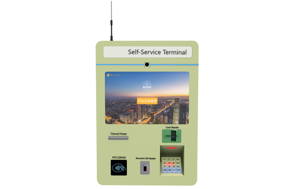 15~22inch Payment Wall Mounted Kiosk touch screen With Wifi 4G Multi Functions