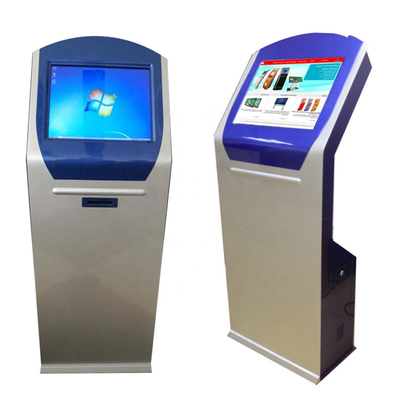 Queue management system kiosk with software calling system wireless queue kiosk