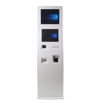 19inch dual screen self-service payment kiosk terminal and retail bill acceptor