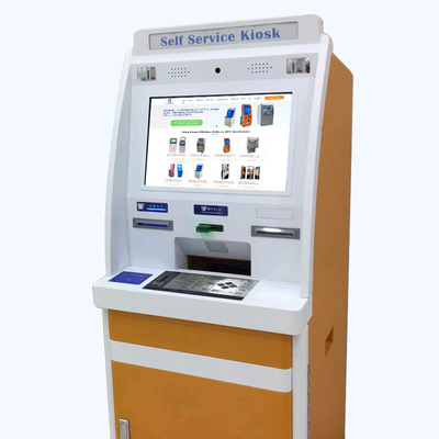 HUNGHUI Self Service Printing Machine With Cash Payment Kiosk 19 Inch