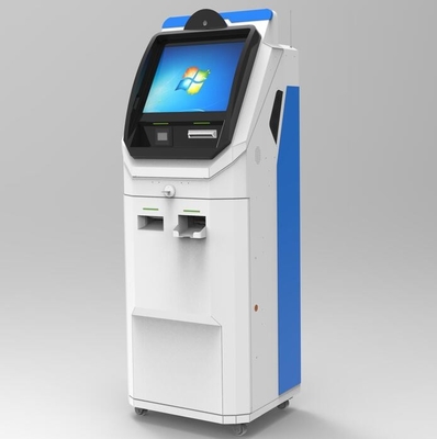 Multimedia Self Service Payment Kiosk Machine Cash Dispenser Interactive