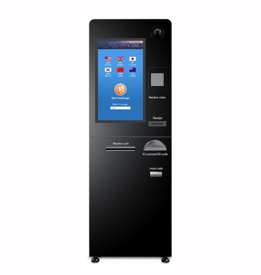 Hunghui Windows 10 Foreign Currency Exchange Machine With Cash Dispenser