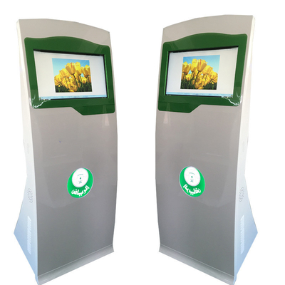 FreeStanding Information Touch Screen Kiosk With Thermal Printer