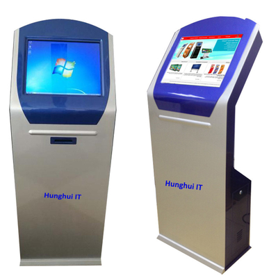 19.1 Inch Bank ATM Machine Interactive Touch Screen Kiosk With Ticket Printer