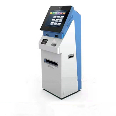 17inch Hospital Self Service Check In Kiosk Ticketing System With Cash Deposit
