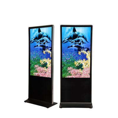 Shopping Mall Lcd Display Floor Standing Digital Signage Totem 43 49 55 Inch Indoor