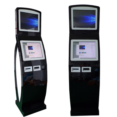 Dual Screen 17 - 19inch Self Service Cash Payment Kiosk