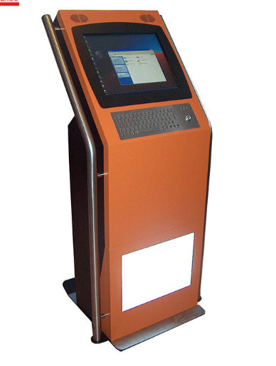 19&quot; Bank / Hospital Ticket Dispenser Kiosk For Queue Management System