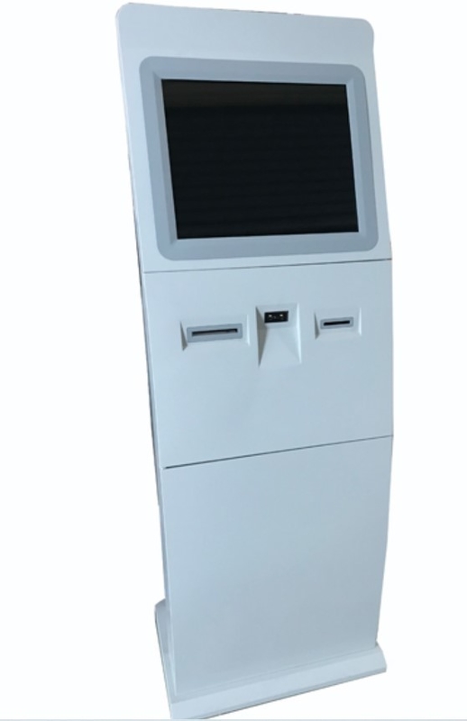 Hotel Check In Self Service Kiosk With Thermal Printer And Camera