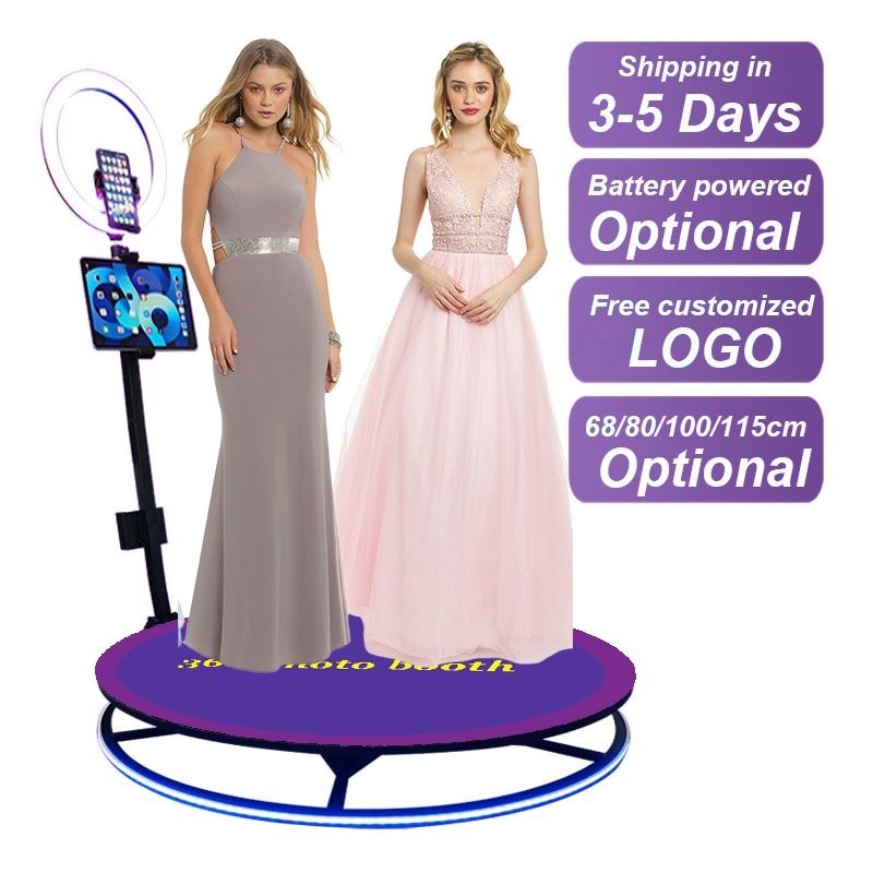 Adjustable 360 Photo Booth , Rotating Automatic 360 Video Photo Booth