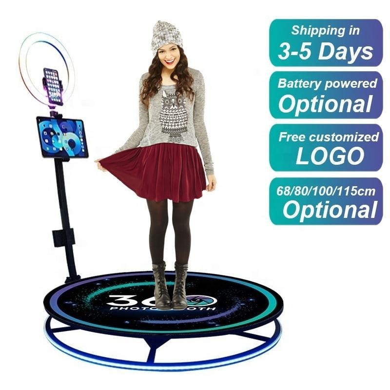 Automatic Video Camera 360 Selfie Photo Booth 80 / 100 / 115cm