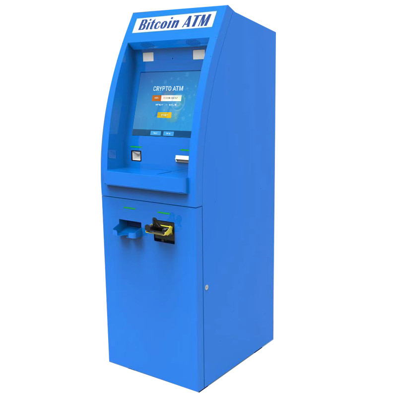 19inch Touchscreen Bank ATM Machine With Bulk Cash Acceptor And Dispenser