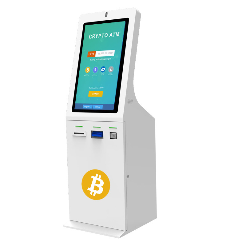 Linux Win7 Win8 Win10 System Bitcoin ATM Kiosk Hardware 32 Inch