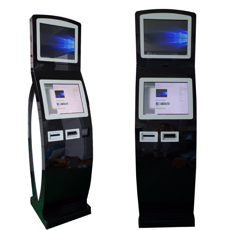 Dual Screen Self checkout machines Cash Payment kiosk Bill payment kiosks