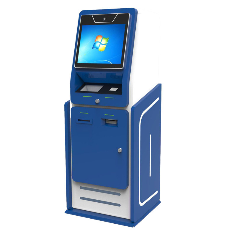 2 Way Digital Cryptocurrency Bitcoin ATM Kiosk 17inch For Gas Station