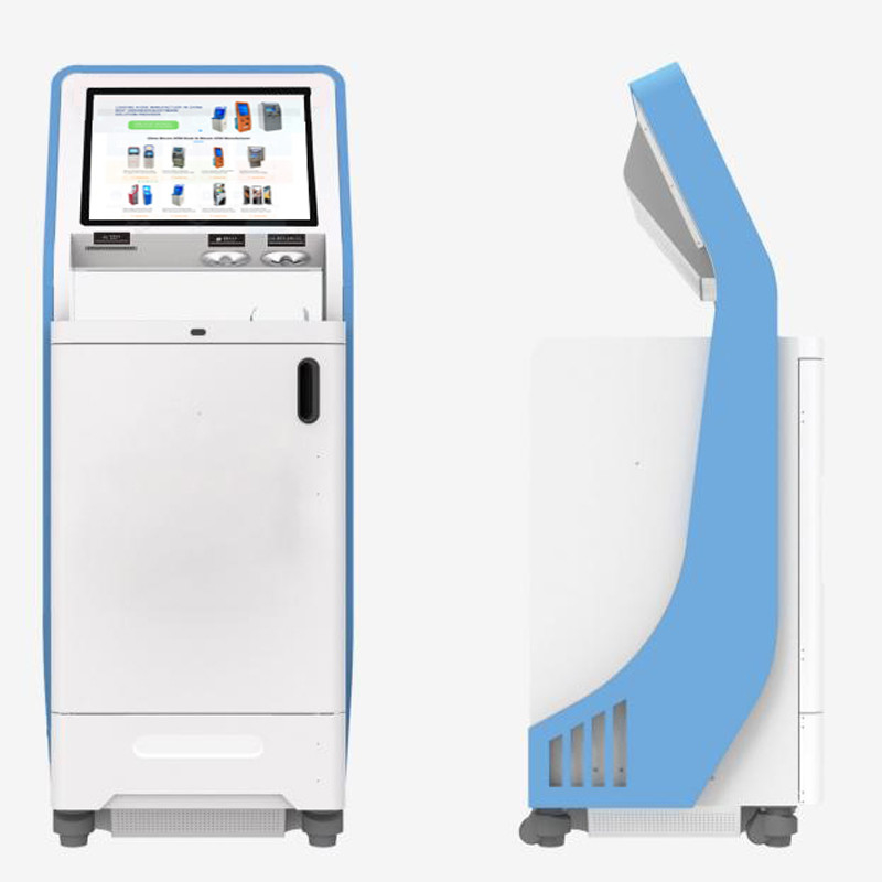 Anti Dust Report Printing Hospital Self Service Kiosk System With A4 Laser Printer