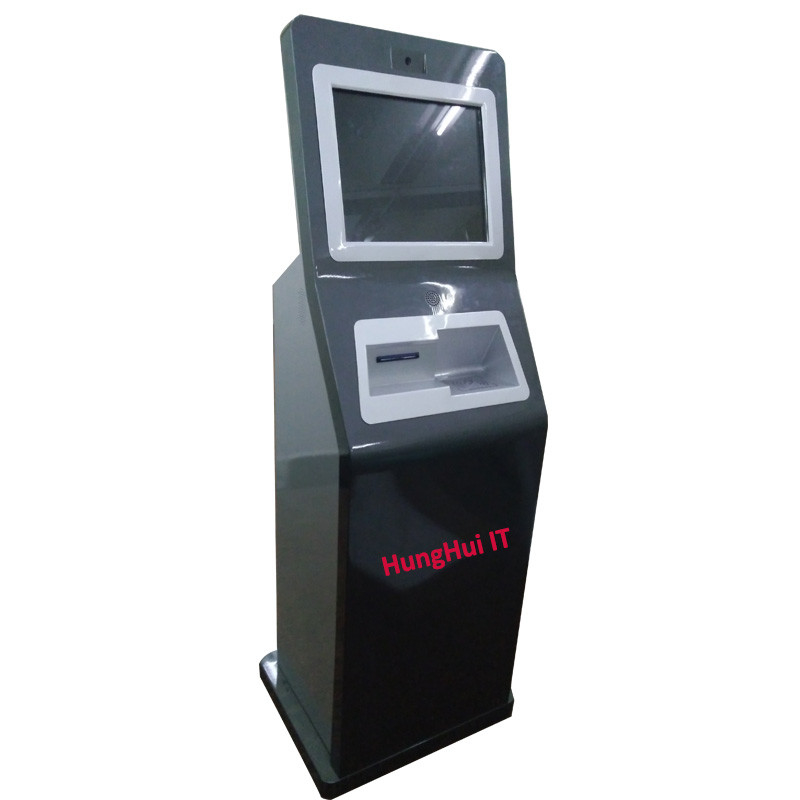 Modular Design self service Ticket Dispensing Kiosk With Cash Acceptor