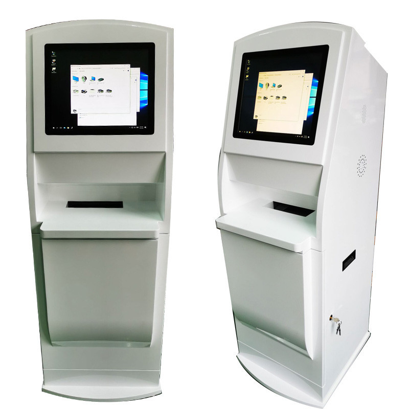 19inch Telecom SIM Card Dispenser Kiosk With Cash And Coins Acceptor