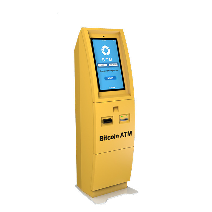 Retail Store Two Way 21.5inch Bitcoin Cash Machine Crypto To Cash Atm