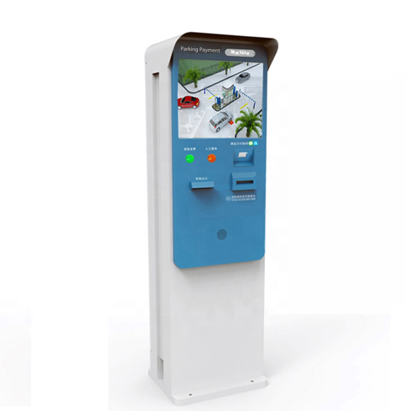 32inch Capacitive Touchscreen Automatic Ticket Vending Machine Parking Lot Payment Kiosk