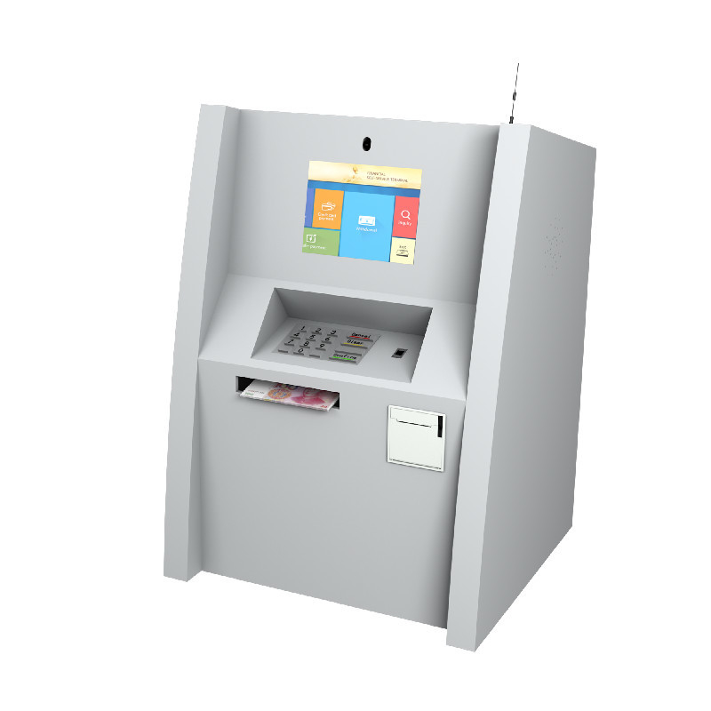 Tabletop / Wall Mounted 10inch Mini ATM machine With Cash Dispenser